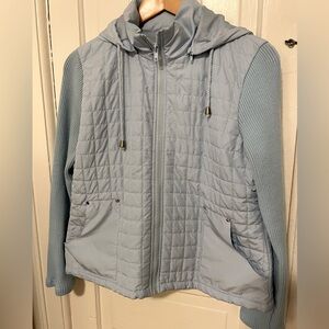 Lightweight baby blue jacket